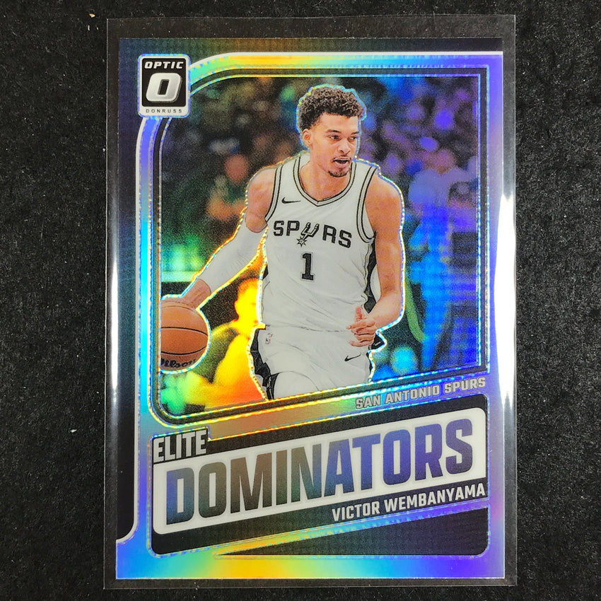2024-25 Donruss Optic VICTOR WEMBANYAMA Elite Dominators Silver Holo #8