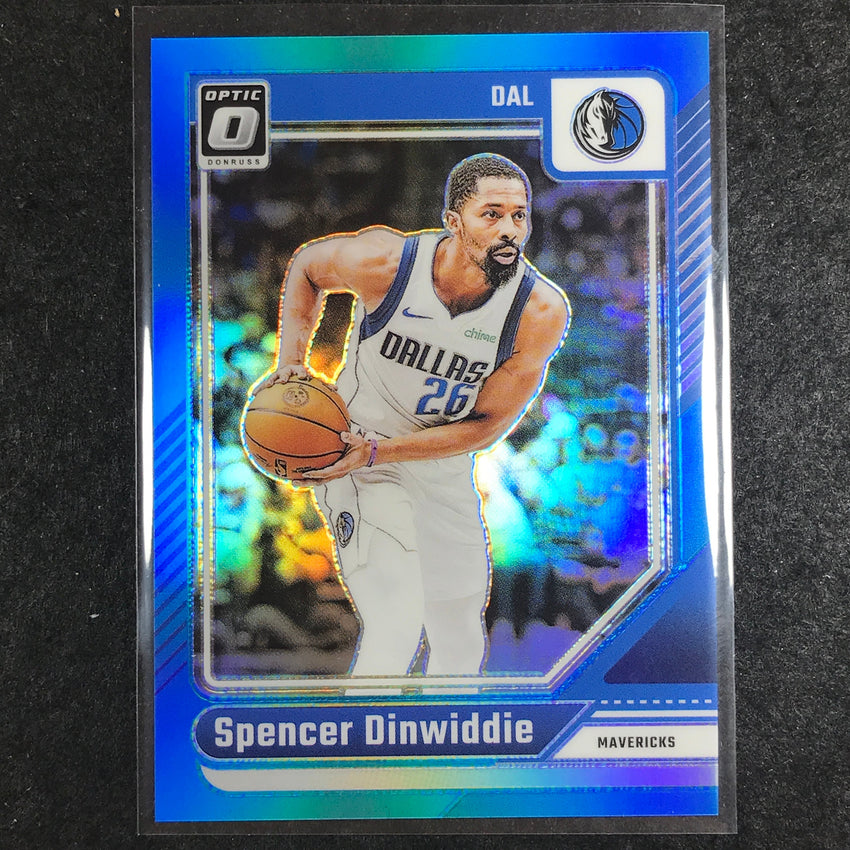 2024-25 Donruss Optic SPENCER DINWIDDIE Base Aqua /225 #54