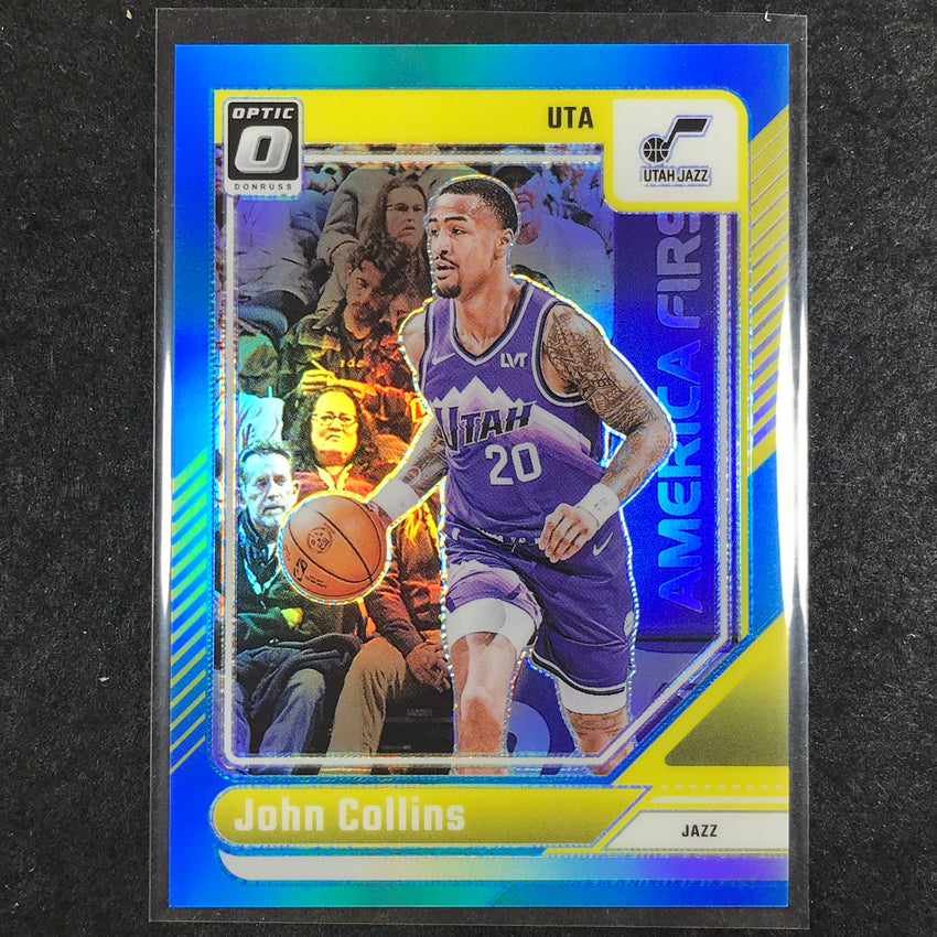 2024-25 Donruss Optic JOHN COLLINS Base Aqua /225 #72