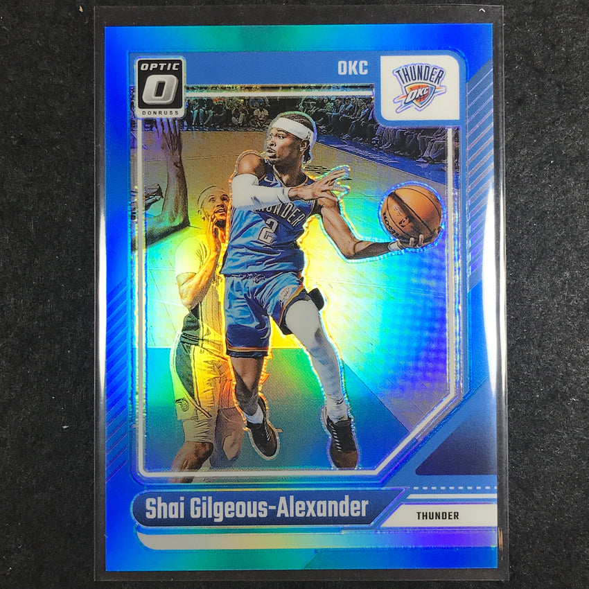 2024-25 Donruss Optic SHAI GILGEOUS-ALEXANDER Base Aqua /225 #127