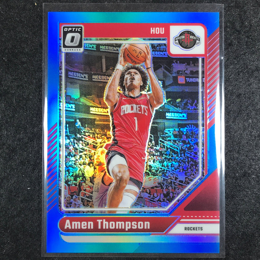 2024-25 Donruss Optic AMEN THOMPSON Base Aqua /225 #169