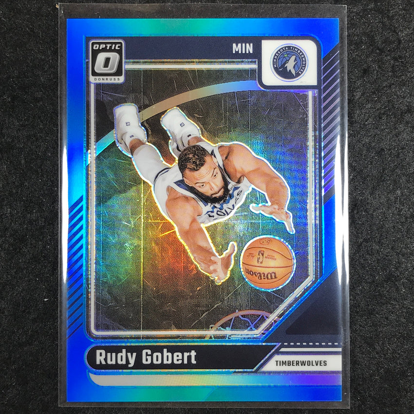2024-25 Donruss Optic RUDY GOBERT Base Aqua /225 #222
