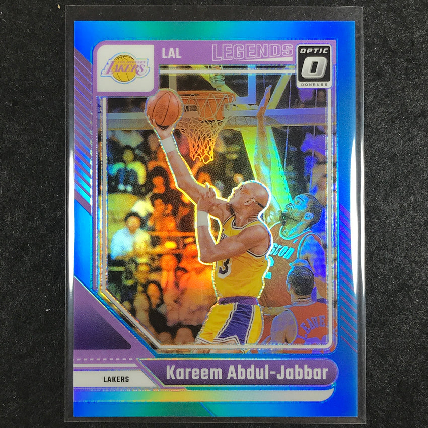 2024-25 Donruss Optic KAREEM ABDUL-JABBAR Legends Aqua /225 #228