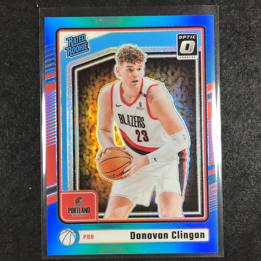 2024-25 Donruss Optic DONOVAN CLINGAN Rated Rookie Aqua /225 #272