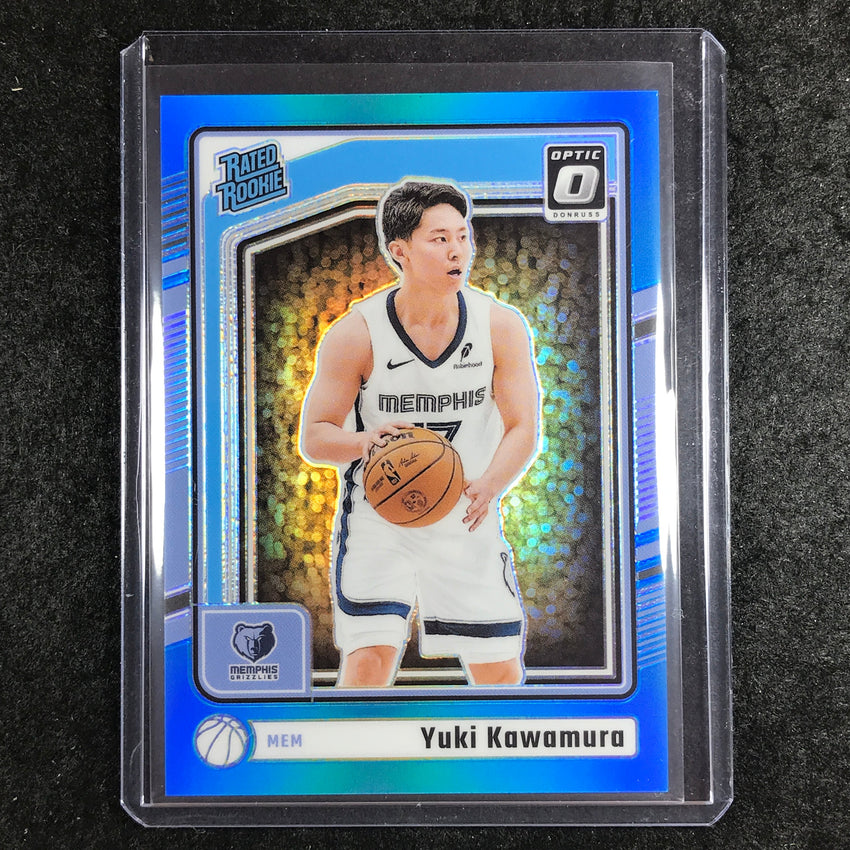 2024-25 Donruss Optic YUKI KAWAMURA Rated Rookie Aqua /225 #287