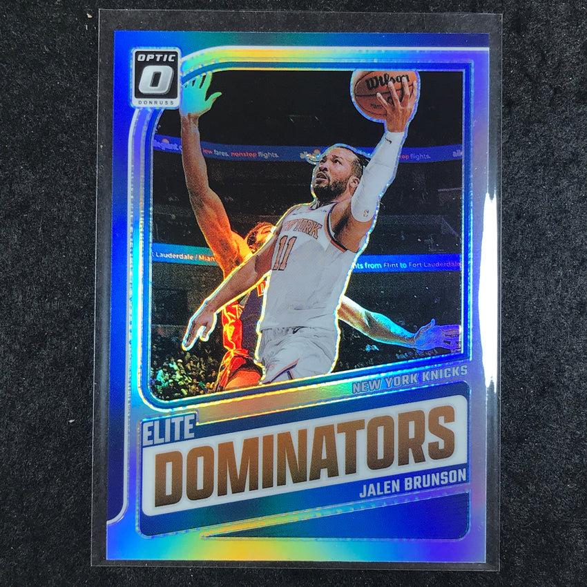 2024-25 Donruss Optic JALEN BRUNSON Elite Dominators Silver Holo #20