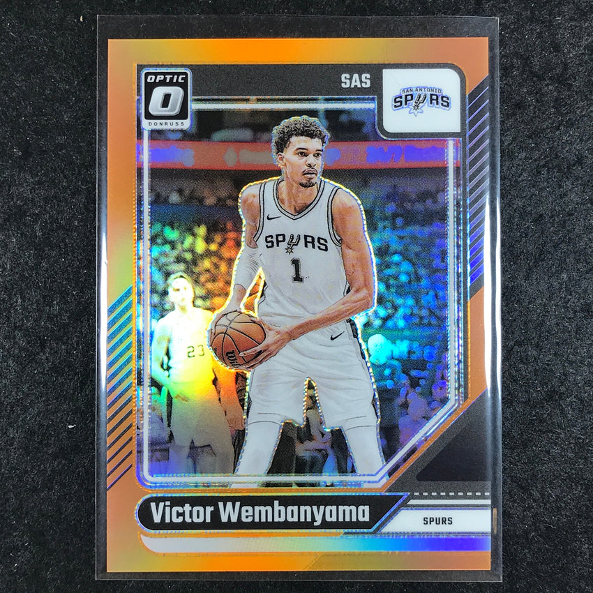 2024-25 Donruss Optic VICTOR WEMBANYAMA Base Orange /175 #45