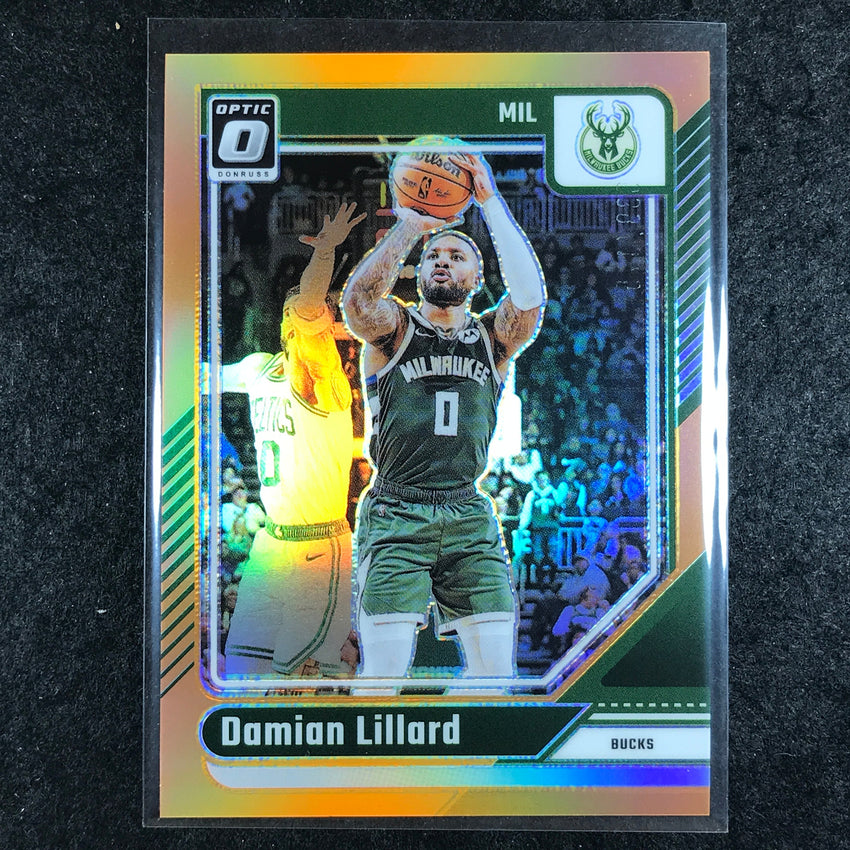 2024-25 Donruss Optic DAMIAN LILLARD Base Orange /175 #83