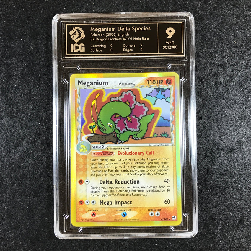 ICG 9 Meganium Delta species - 4/101 - Reverse Holo EX Dragon Frontiers 380