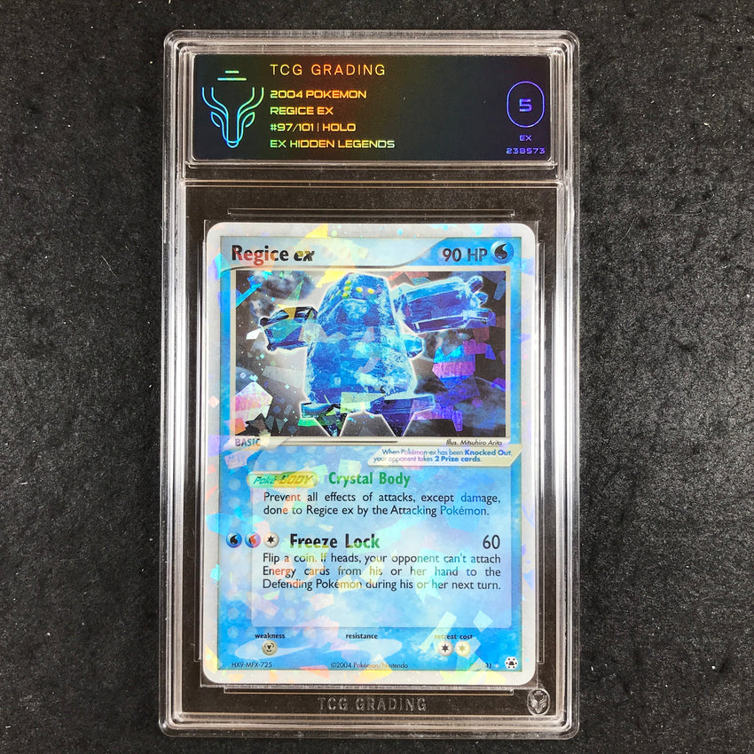 TCG 5 Regice ex - 97/101 - Holo Hidden Legends 573