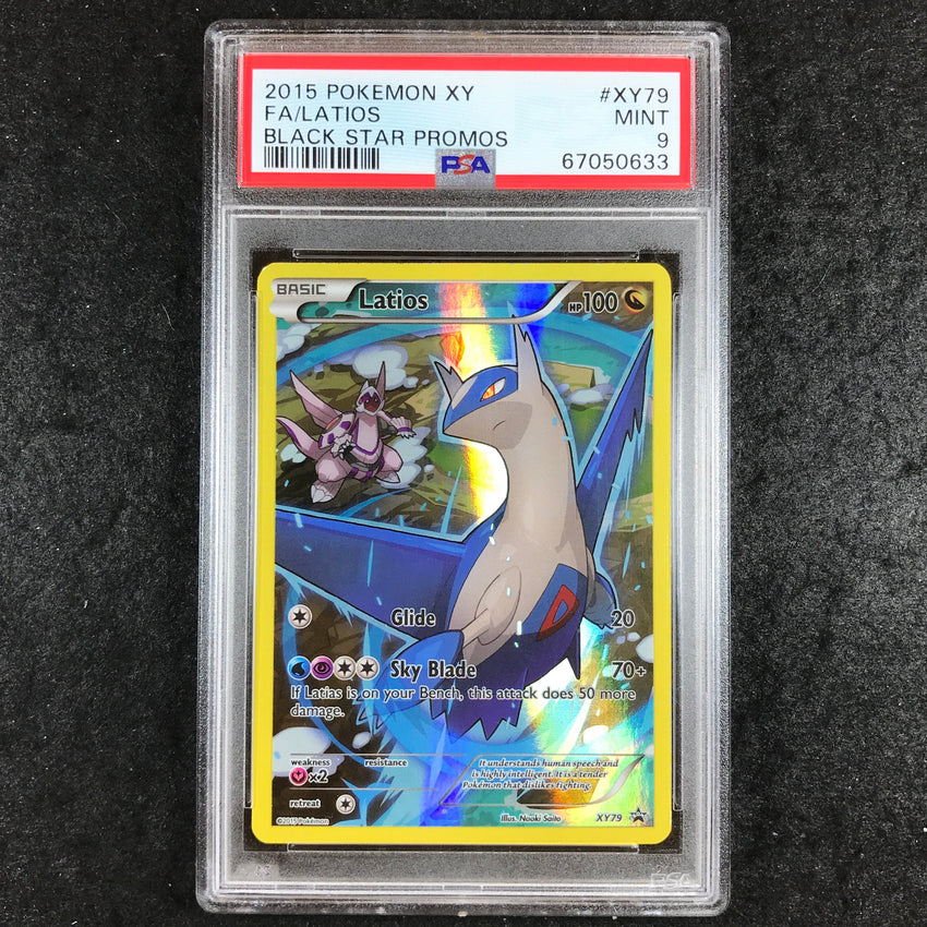 PSA 9 Latios - XY79 - Full Art Black Star Promo 633