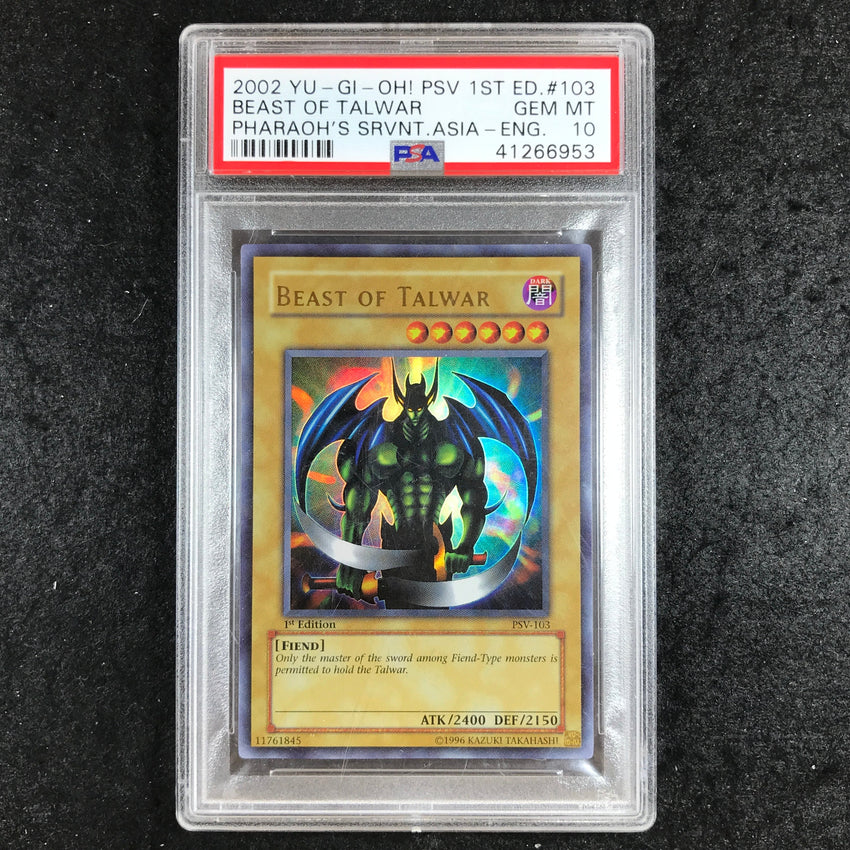 PSA 10 Beast Of Talwar - PSV-103 - Ultra Rare Pharoahs Servant Asian English 953