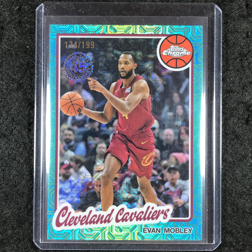 2025-26 Topps EVAN MOBLEY 1980-81 Topps Chrome Aqua 174/199 #EM