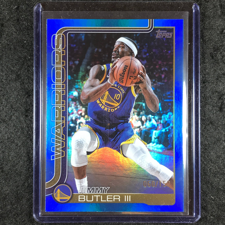 2025-26 Topps JIMMY BUTLER III Blue Rainbow 60/150 #136
