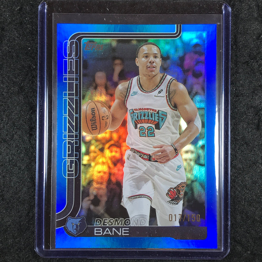 2025-26 Topps DESMOND BANE Blue Rainbow 17/150 #185