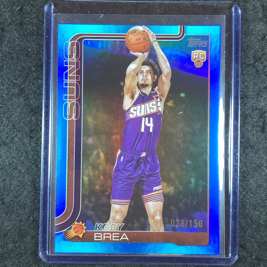 2025-26 Topps KOBE BREA Rookie Blue Rainbow 28/150 #242