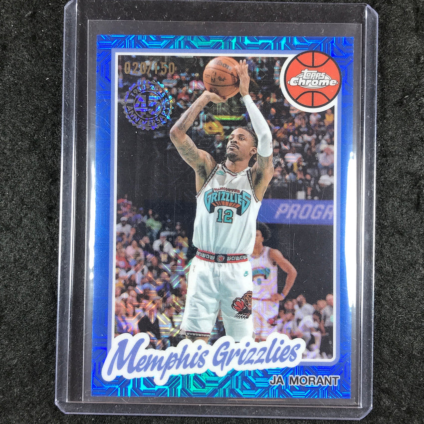 2025-26 Topps JA MORANT 1980-81 Topps Chrome Blue 20/150