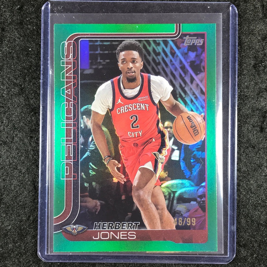 2025-26 Topps HERBERT JONES Green Rainbow 48/99 #189