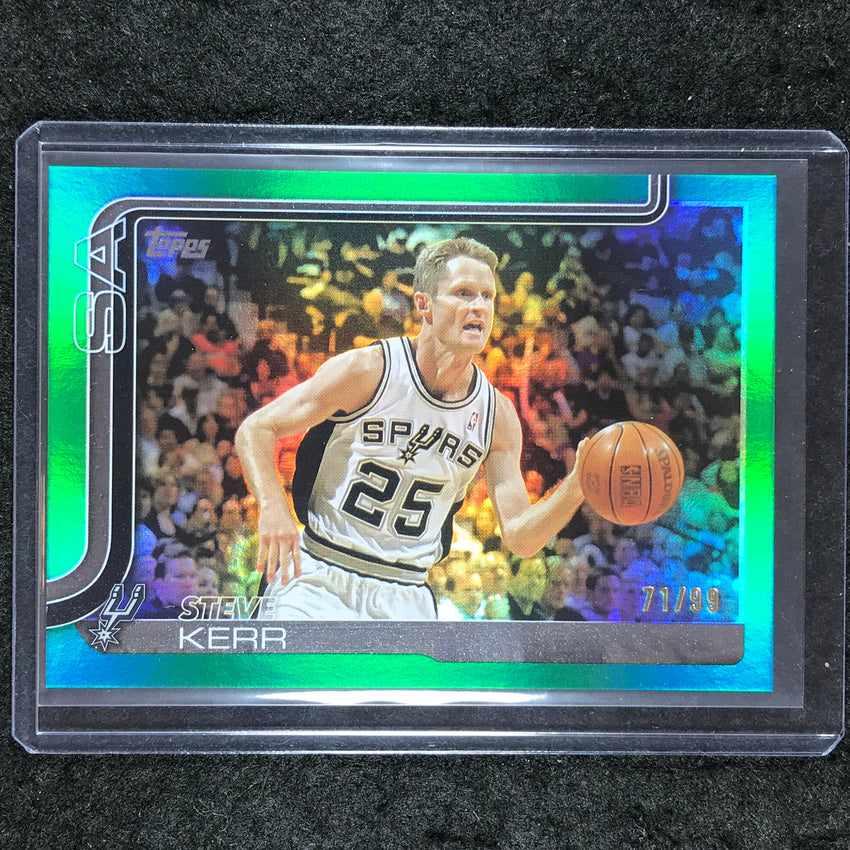 2025-26 Topps STEVE KERR Green Rainbow 71/99 #267