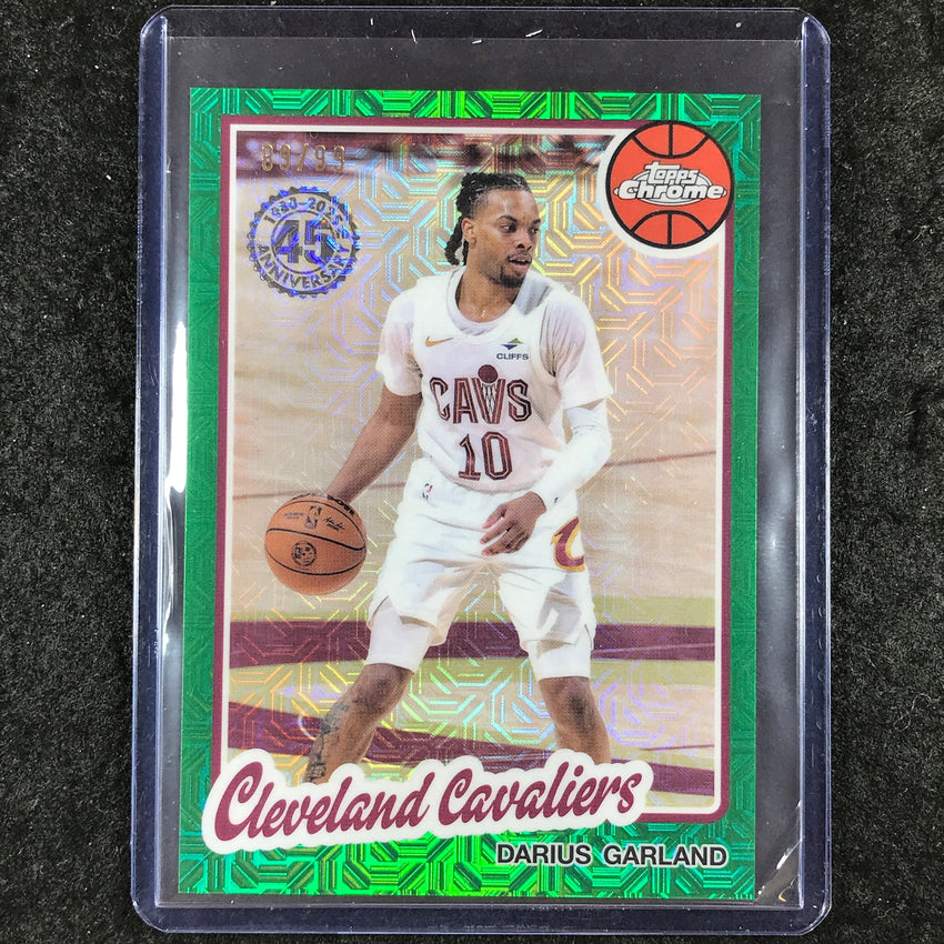 2025-26 Topps DARIUS GARLAND 1980-81 Topps Chrome Green 89/99