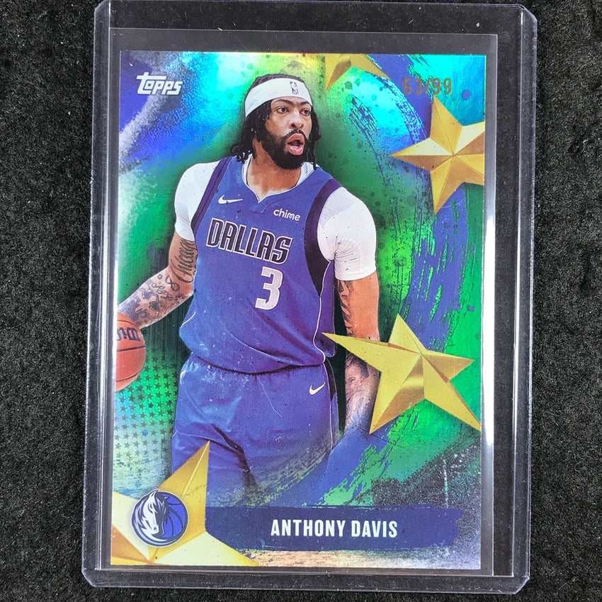 2025-26 Topps ANTHONY DAVIS Stars of the NBA Green Rainbow 63/99
