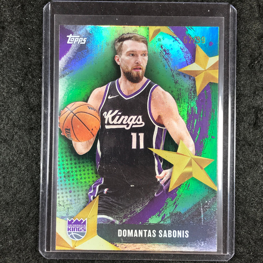 2025-26 Topps DOMANTAS SABONIS Stars of the NBA Green Rainbow 62/99