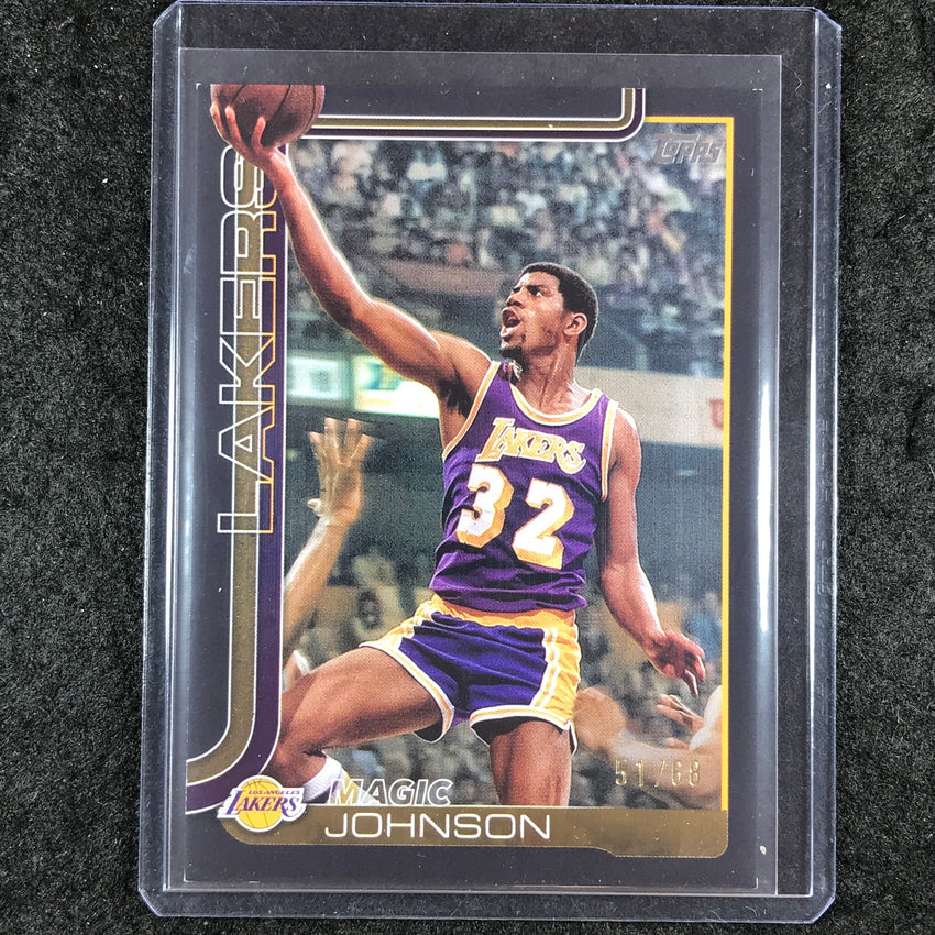 2025-26 Topps MAGIC JOHNSON Black 51/68 #255