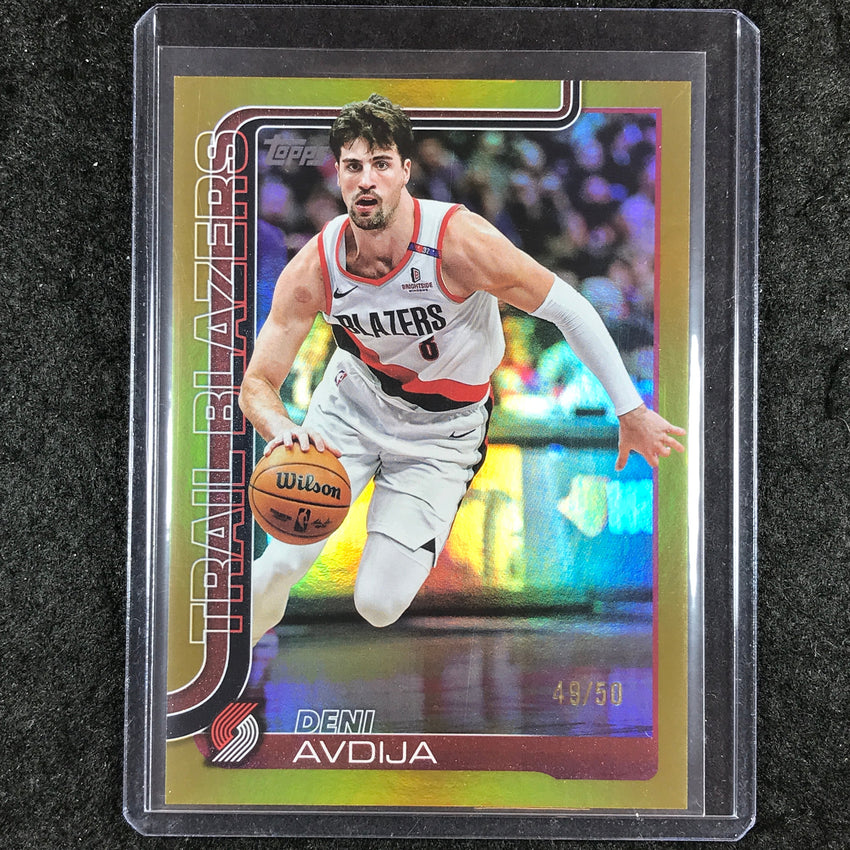 2025-26 Topps DENI AVDIJA Gold Rainbow 49/50 #125