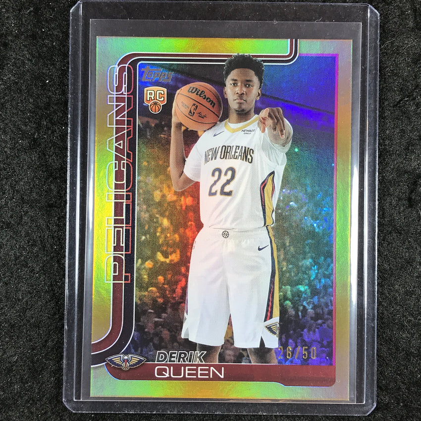 2025-26 Topps DERIK QUEEN Rookie Gold Rainbow 26/50 #213