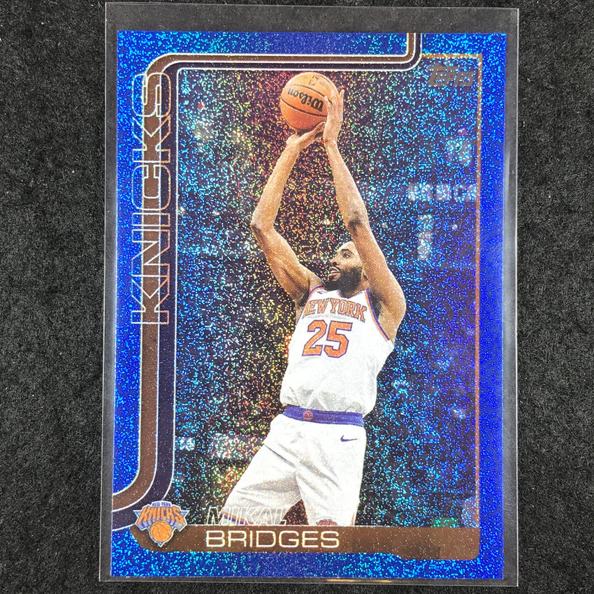 2025-26 Topps MIKAL BRIDGES Blue Sandglitter SP #18