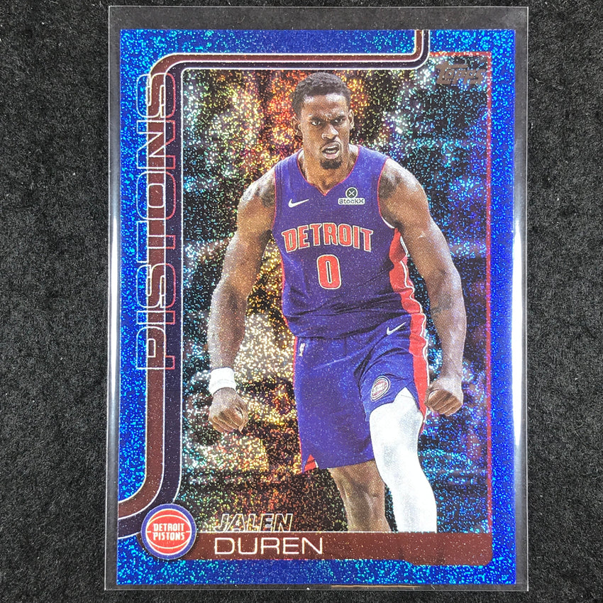 2025-26 Topps JALEN DUREN Blue Sandglitter SP #41