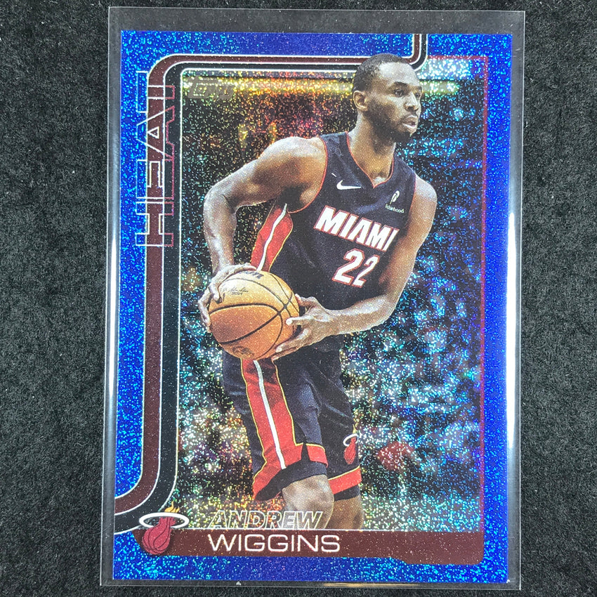 2025-26 Topps ANDREW WIGGINS Blue Sandglitter SP #77