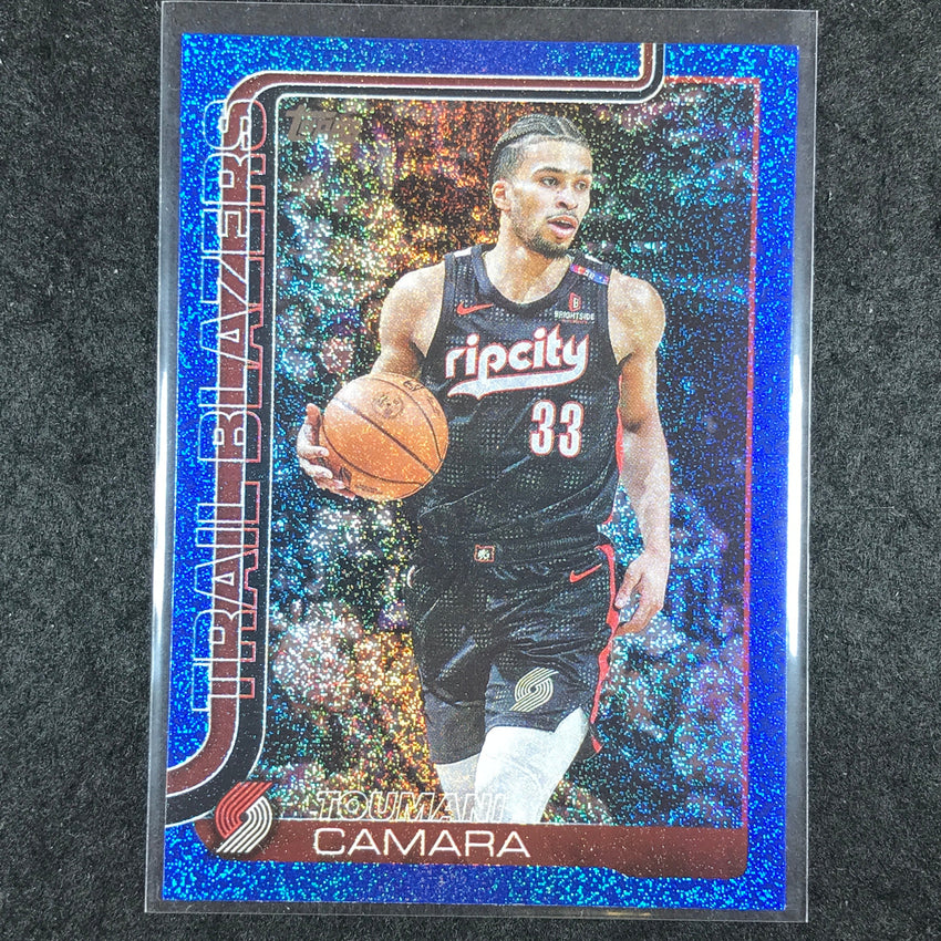 2025-26 Topps TOUMANI CAMARA Blue Sandglitter SP #128