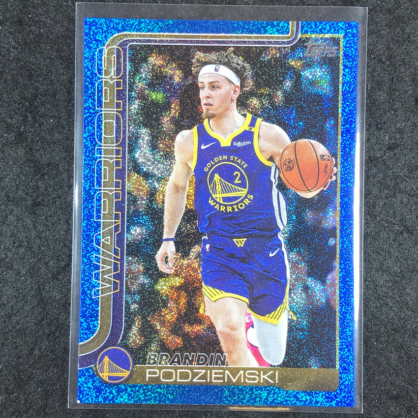 2025-26 Topps BRANDIN PODZIEMSKI Blue Sandglitter SP #141