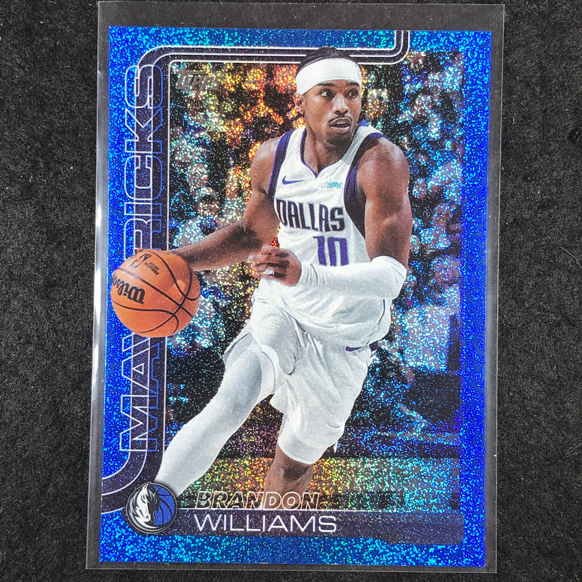 2025-26 Topps BRANDON WILLIAMS Blue Sandglitter SP #171