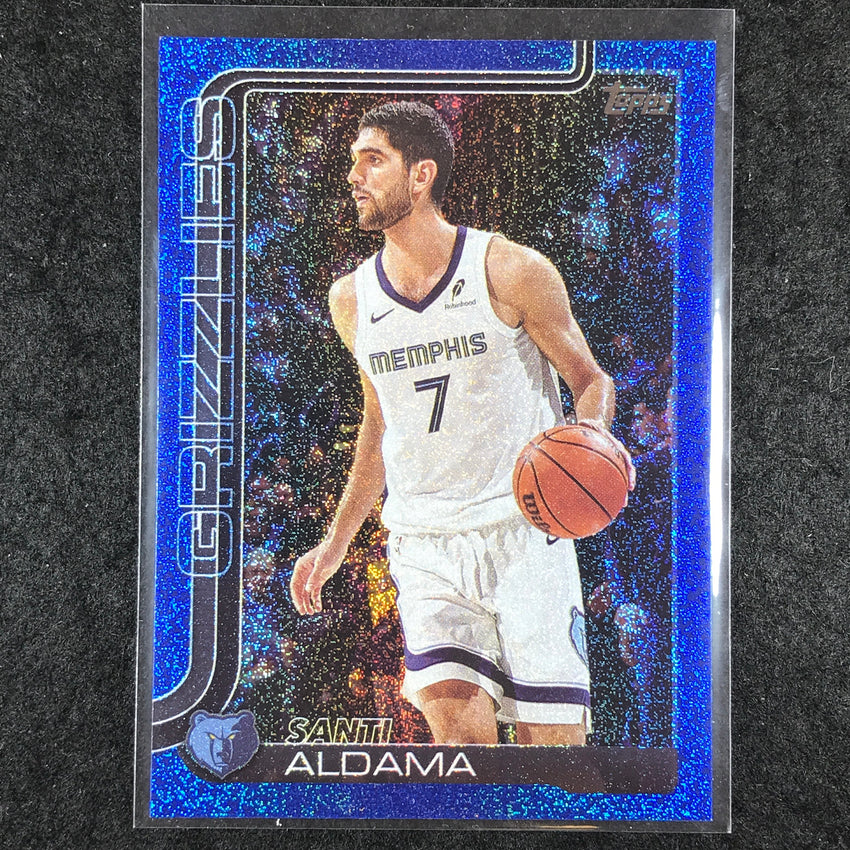 2025-26 Topps SANTI ALDAMA Blue Sandglitter SP #187