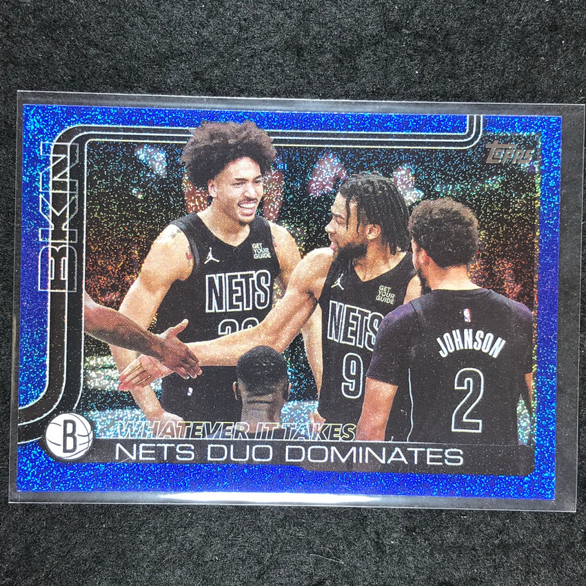 2025-26 Topps CAMERON JOHNSON Combo Blue Sandglitter SP #273
