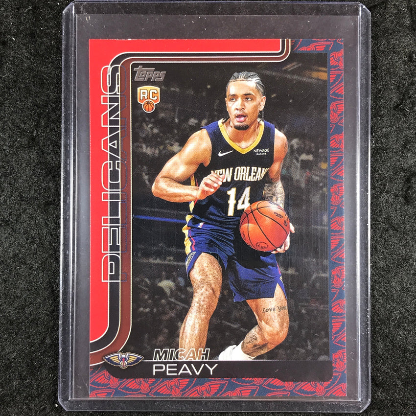 2025-26 Topps MICAH PEAVY Rookie Team Color Border SSP #241