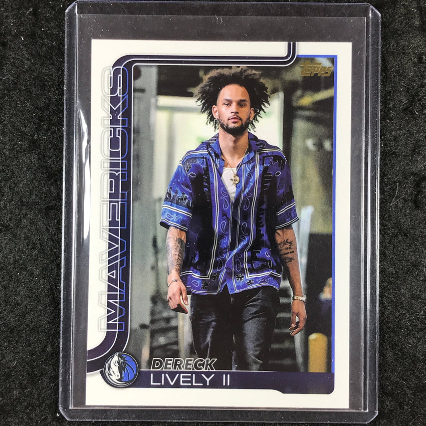 2025-26 Topps DERECK LIVELY II Golden Mirror SSP #172