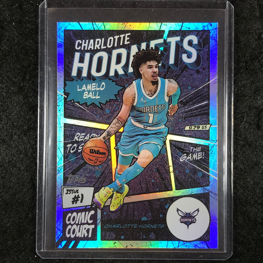 2025-26 Topps LAMELO BALL Comic Court SSP #10