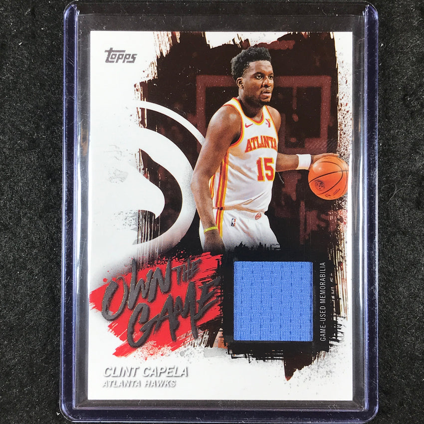 2025-26 Topps CLINT CAPELA Own the Game Jersey Relic Base #CP