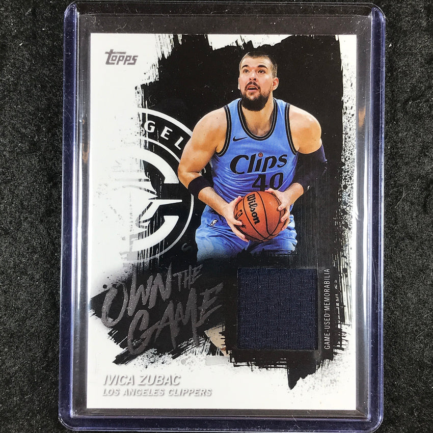 2025-26 Topps IVICA ZUBAC Own the Game Jersey Relic Base #IZ