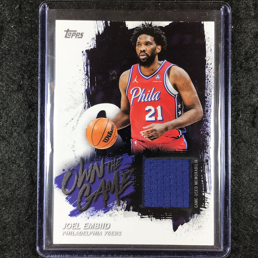 2025-26 Topps JOEL EMBIID Own the Game Jersey Relic Base #JE