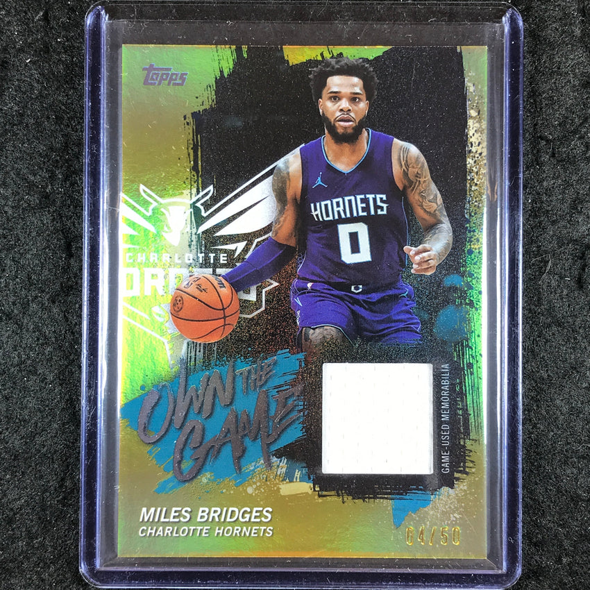 2025-26 Topps MILES BRIDGES Own the Game Jersey Relic Gold 4/50