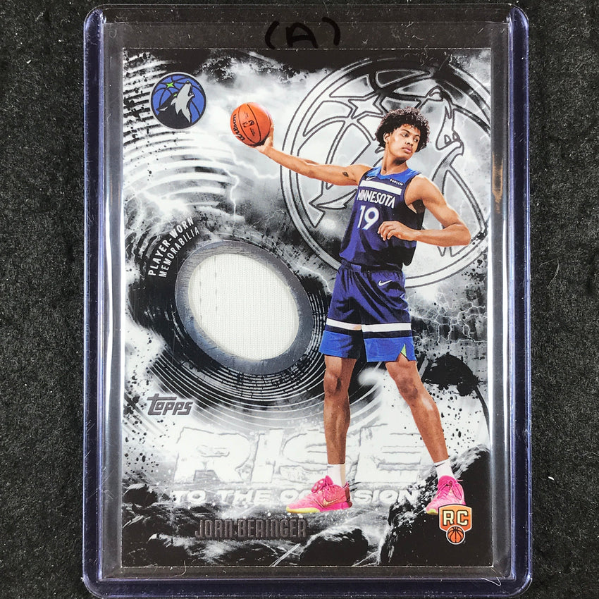 2025-26 Topps JOAN BERINGER Rise to the Occasion Relics Rookie Base #JB (A)