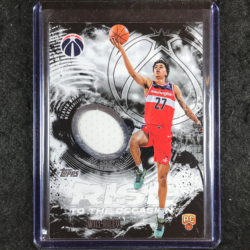 2025-26 Topps WILL RILEY Rise to the Occasion Relics Rookie Jersey Base #WR