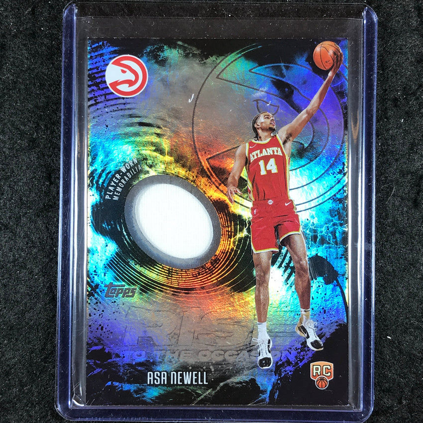 2025-26 Topps ASA NEWELL Rise to the Occasion Relics Rookie Jersey Rainbow #AH