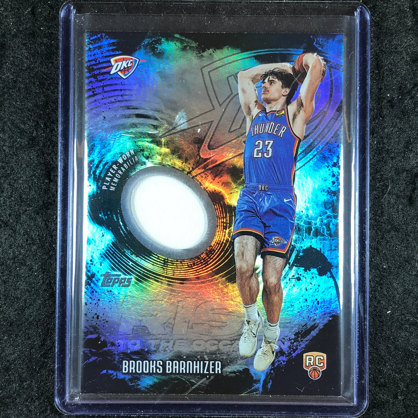 2025-26 Topps BROOKS BARNHIZER Rise to the Occasion Relics Rookie Rainbow #BB