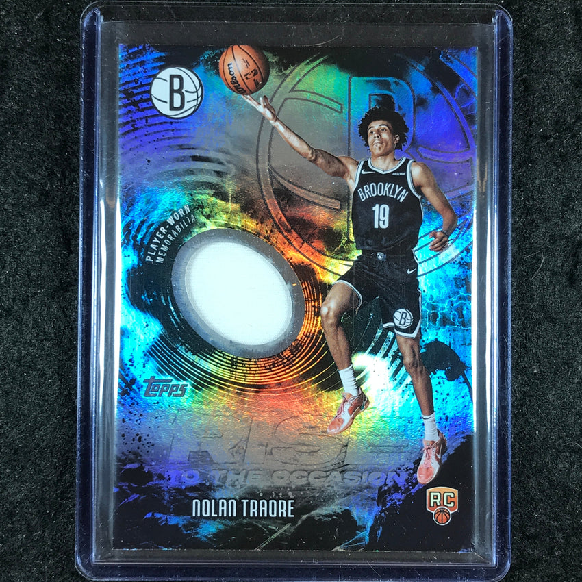 2025-26 Topps NOLAN TRAORE Rise to the Occasion Relics Rookie Jersey Rainbow #NT