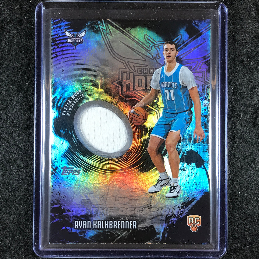 2025-26 Topps RYAN KALKBRENNER Rise to the Occasion Relics Rookie Rainbow #RK